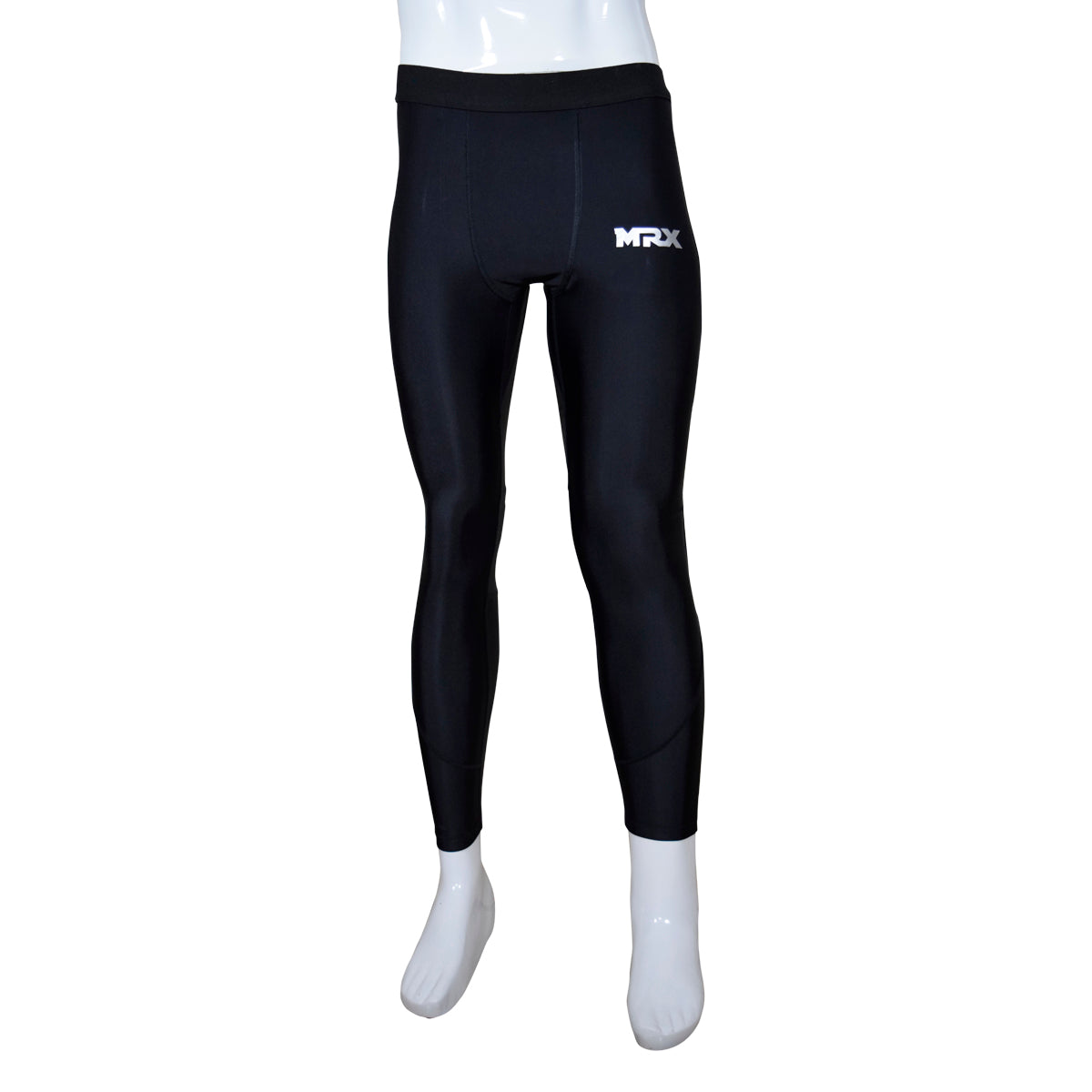 Men's Compression Trouser Pant Base Layer Active Wear Black-Gray