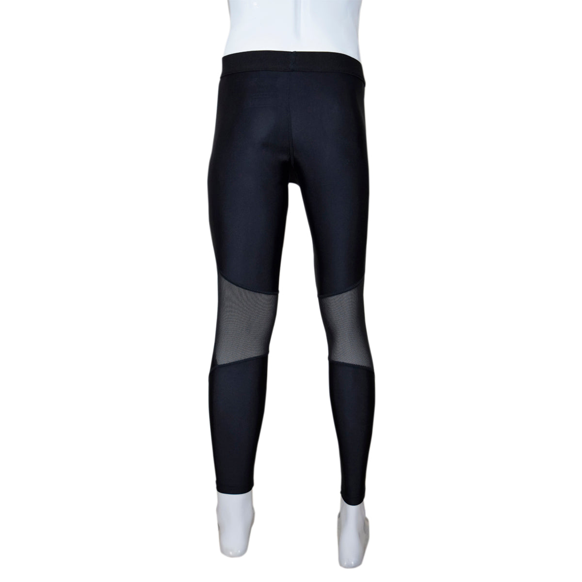 Men's Compression Trouser Pant Base Layer Active Wear Black-Gray