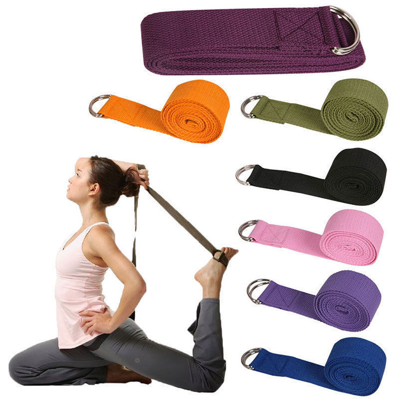 180cm Yoga Stretch Strap Belt for Gym Fitness Training