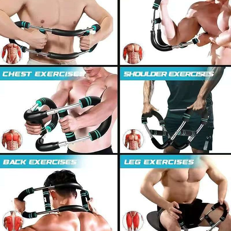 Adjustable U Shaped Arm Strength Trainer Chest Fitness Equipment