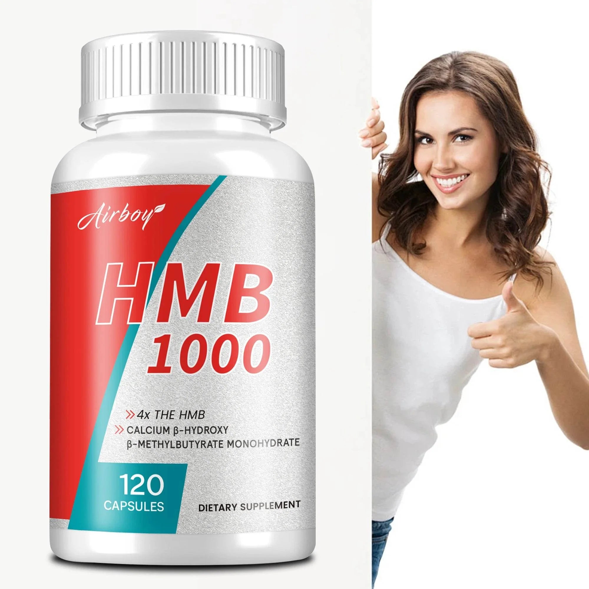 HMB Supplement for Endurance Lean Muscle and Recovery 120 Capsules