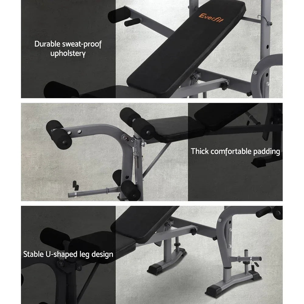 Multi Station Weight Bench Press Fitness Weights Equipment