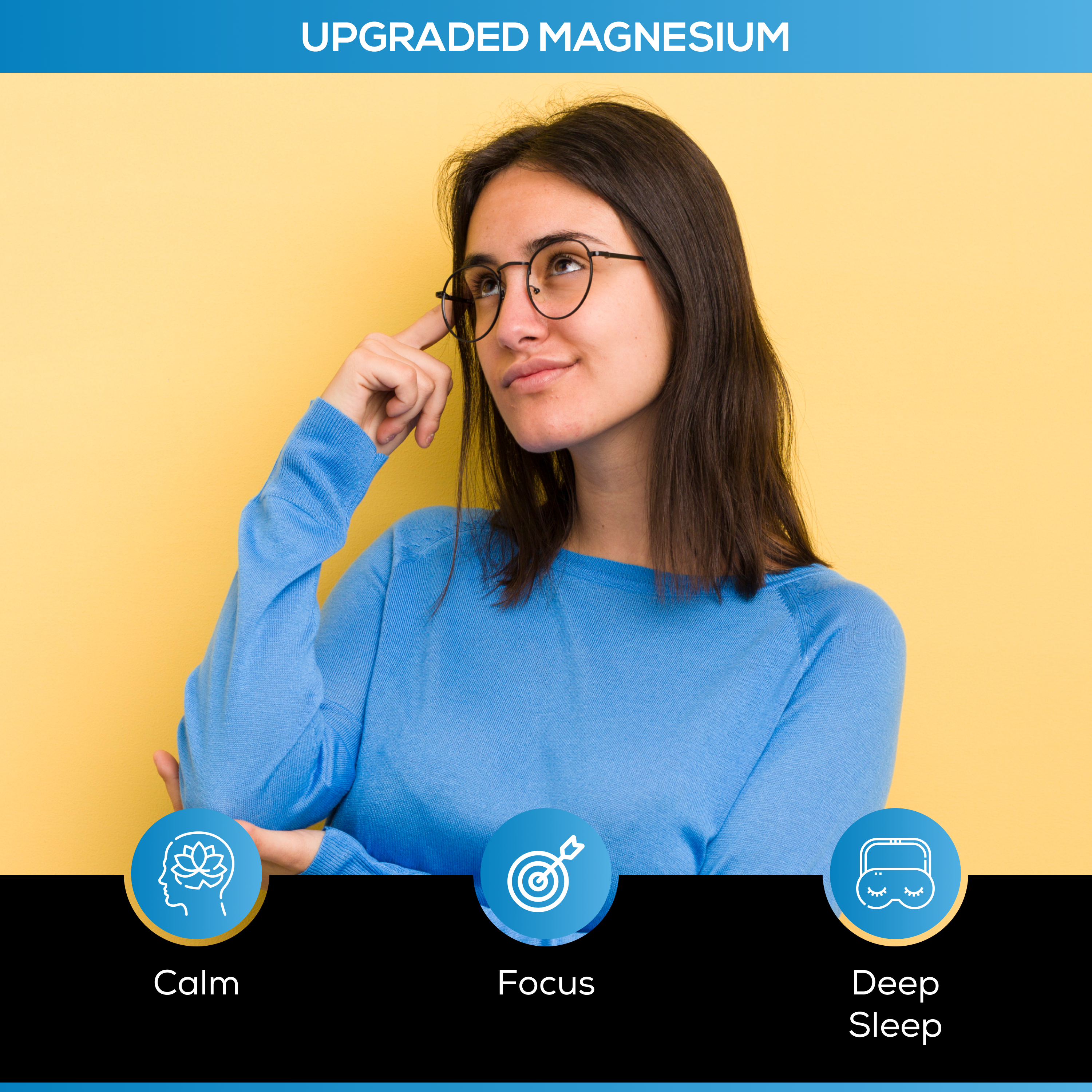 Upgraded Magnesium Supplement for REM and Deep Sleep Support