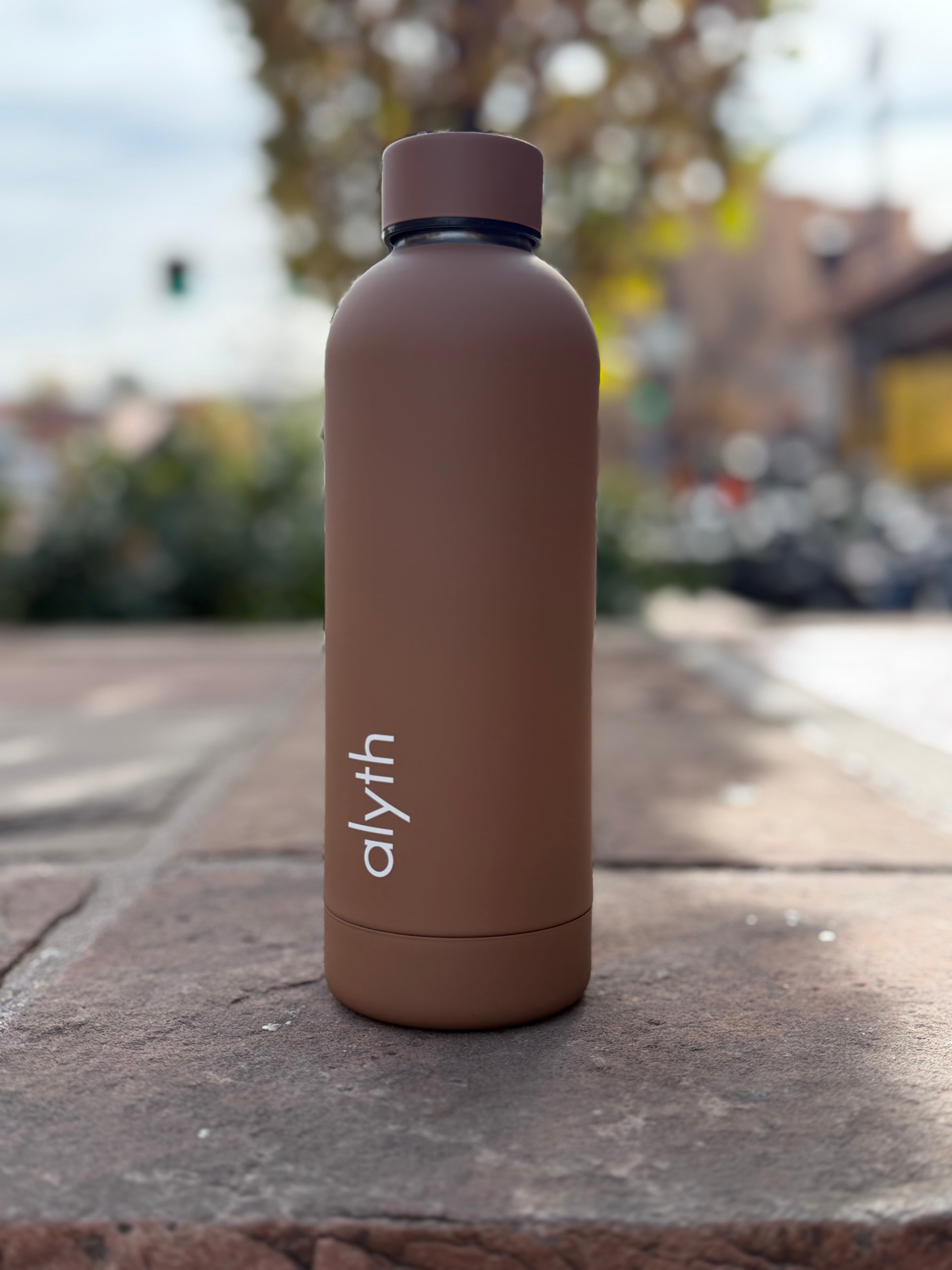 16oz Stainless Steel Insulated Water Bottle Leakproof Lid