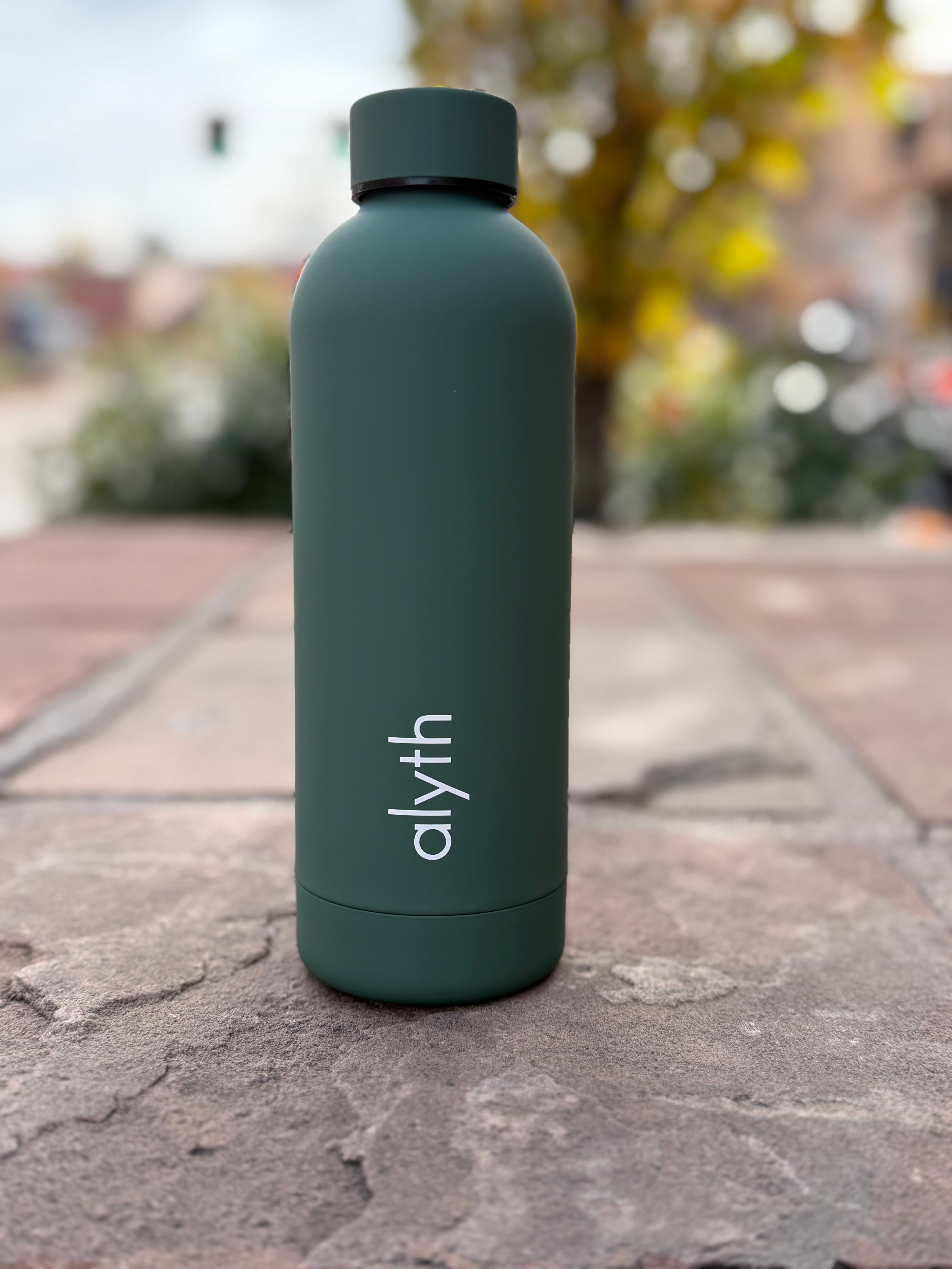 16oz Stainless Steel Insulated Water Bottle Leakproof Lid