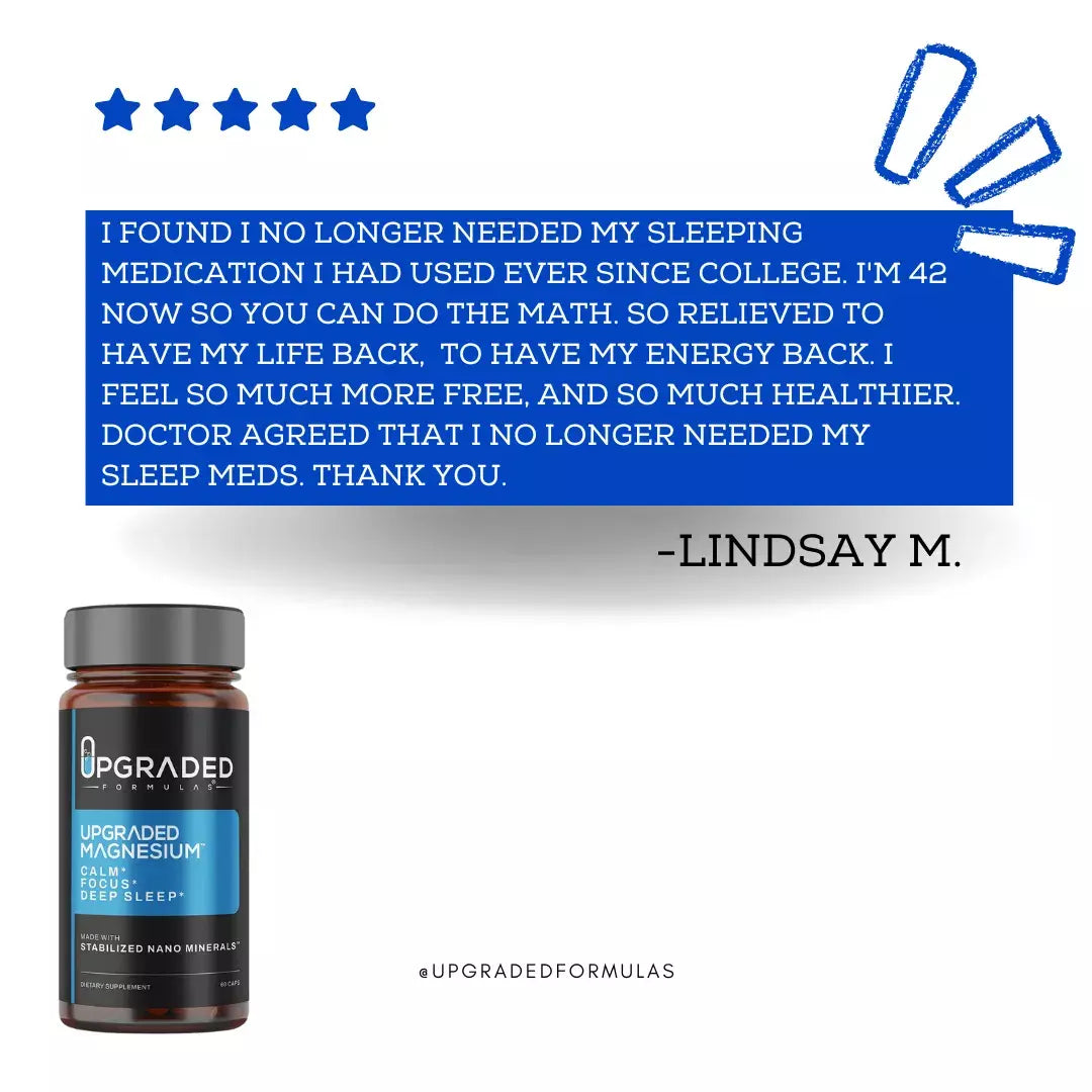 Upgraded Magnesium Supplement for REM and Deep Sleep Support