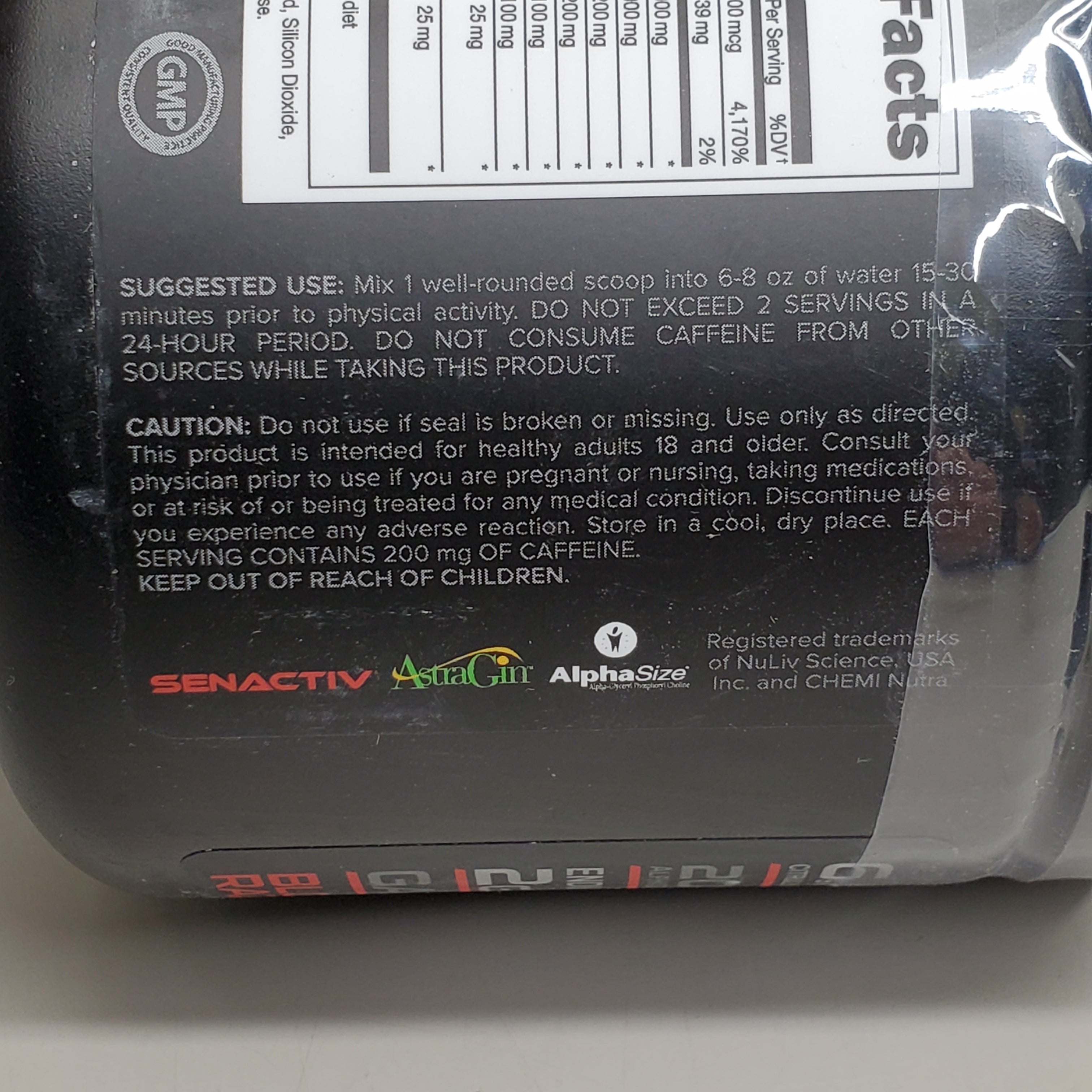 Pre Workout Blood Raz 25 Servings 9.2oz Energy Supplement
