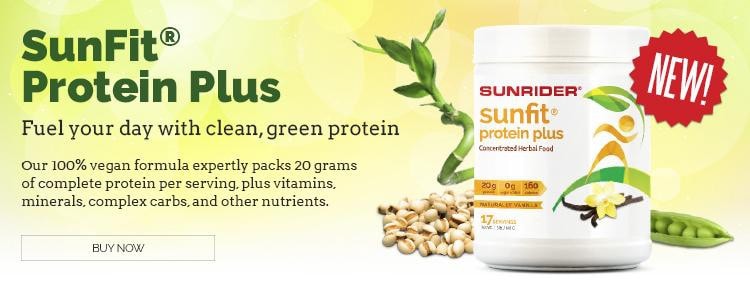 NOW AVAILABLE SunFit Protein Plus - Unique Protein Powder